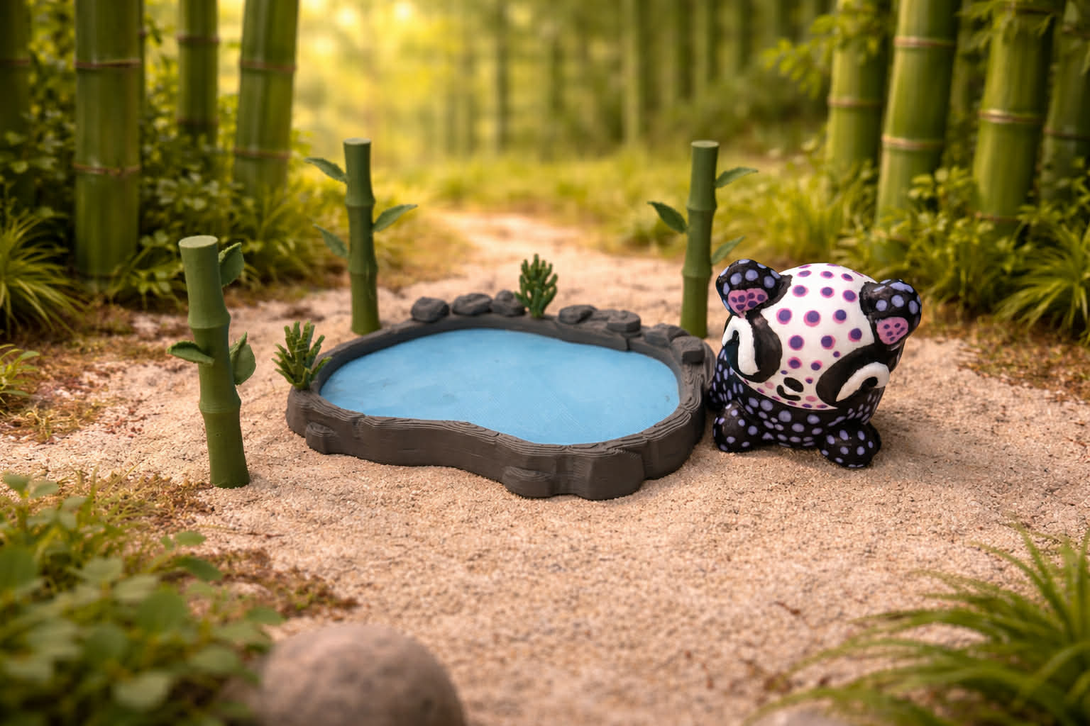 Bamboo scene