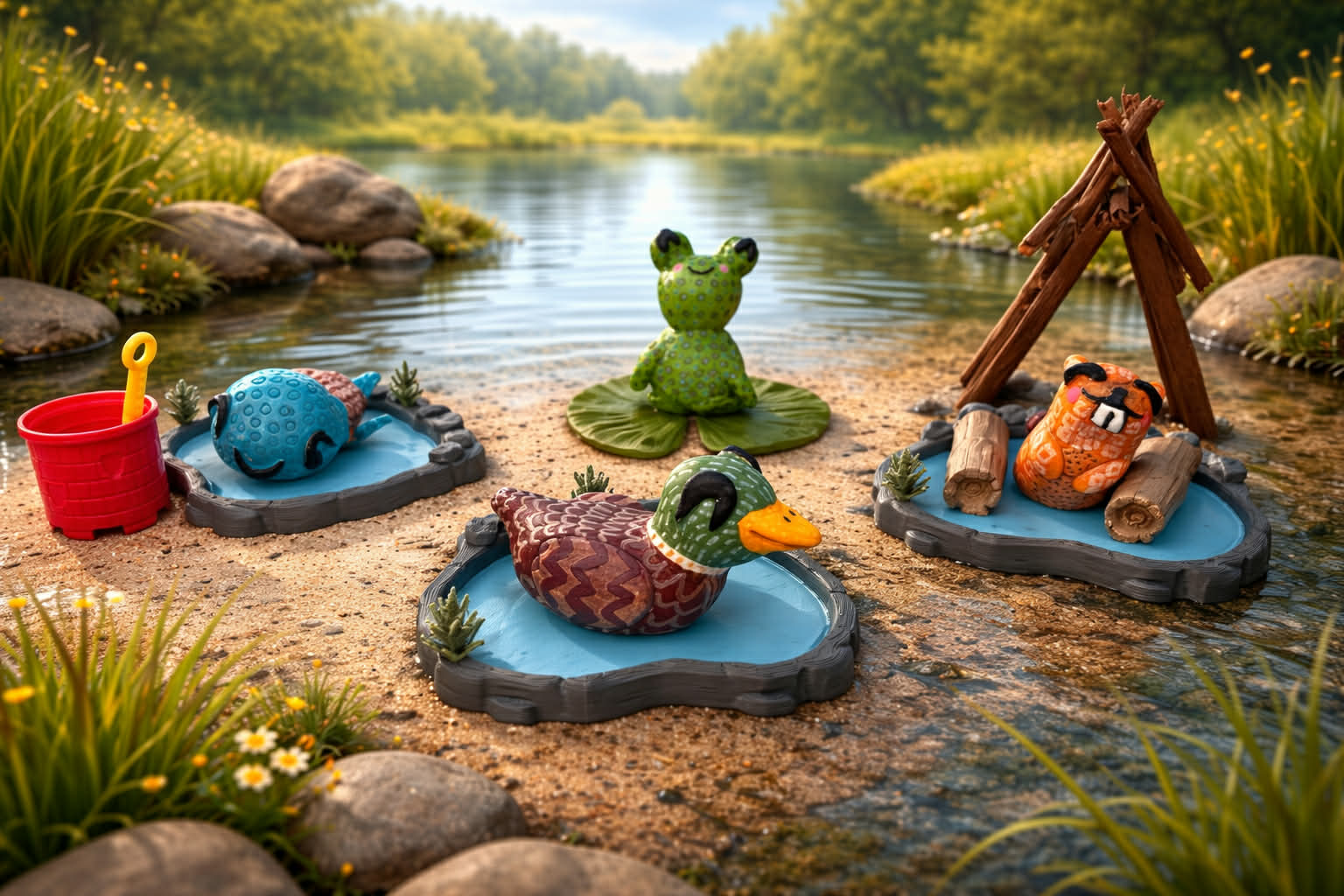 Lake scene