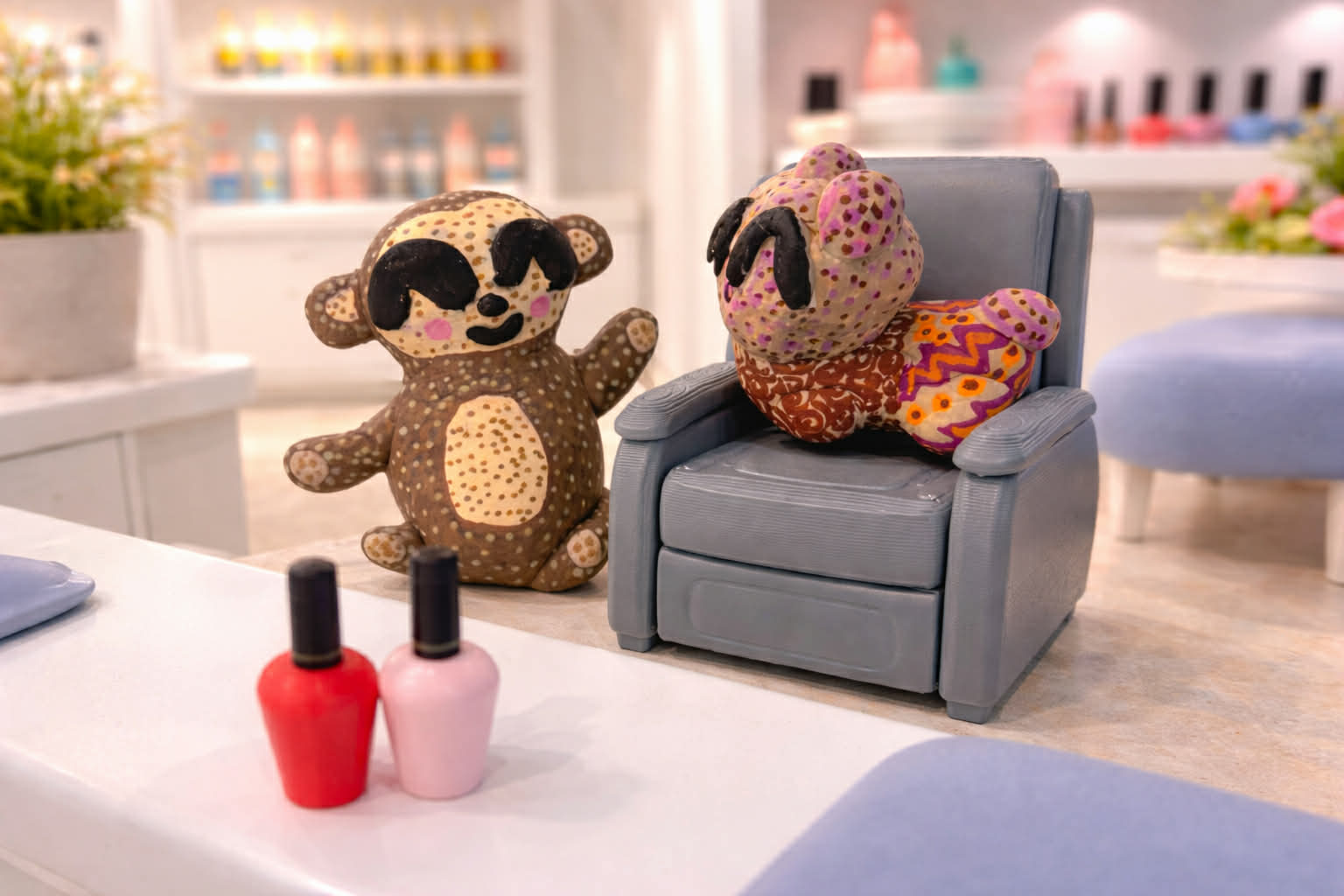 Salon scene